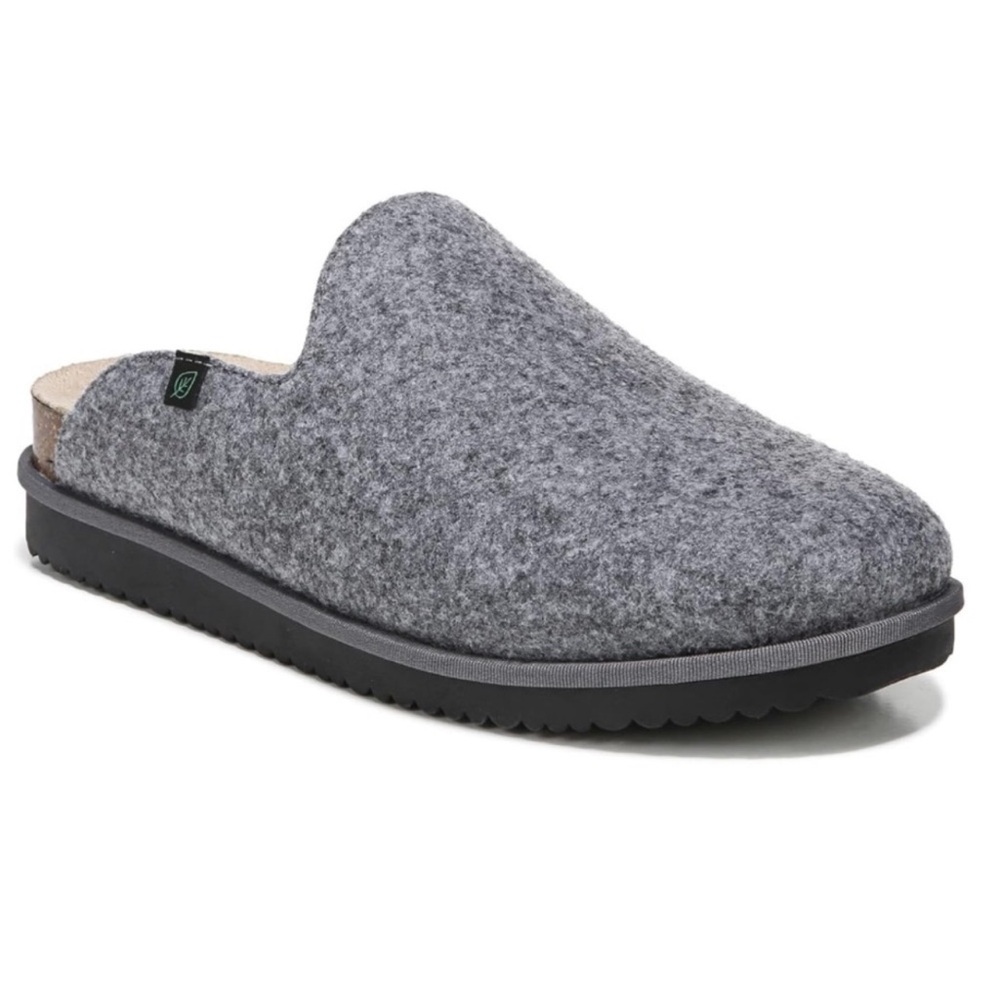NWOT SOUL NATURALIZER Women's Grey Amelia Felt Mule Clog Size 6